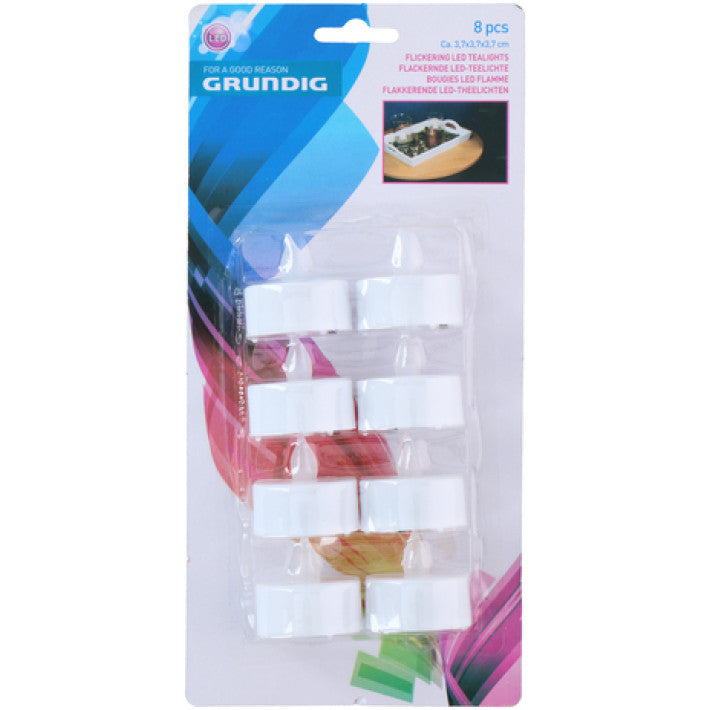 LED-telys 8-pk inkl. batterier