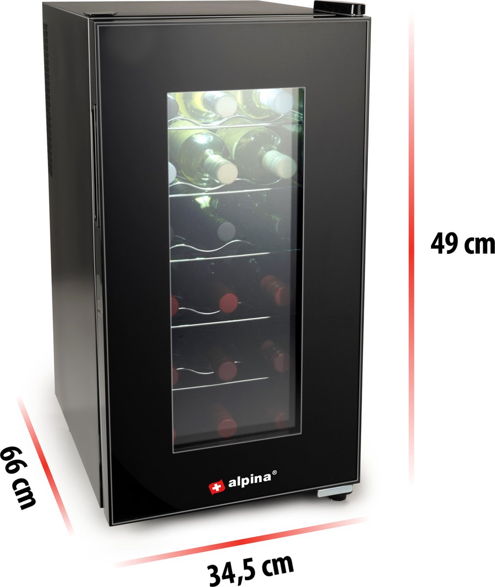 Vinkjøler/vinskap 18 flasker 50 L