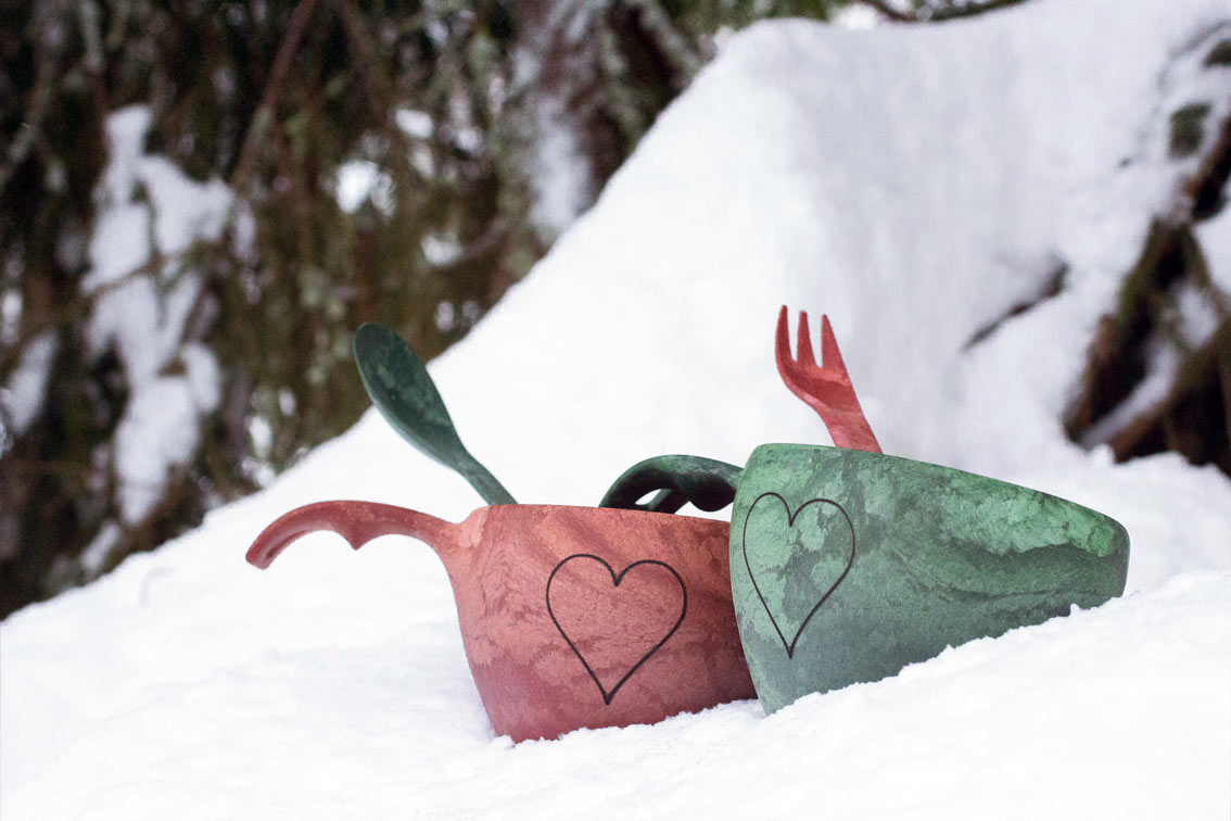 Kupilka 37 kopp/skål, brun