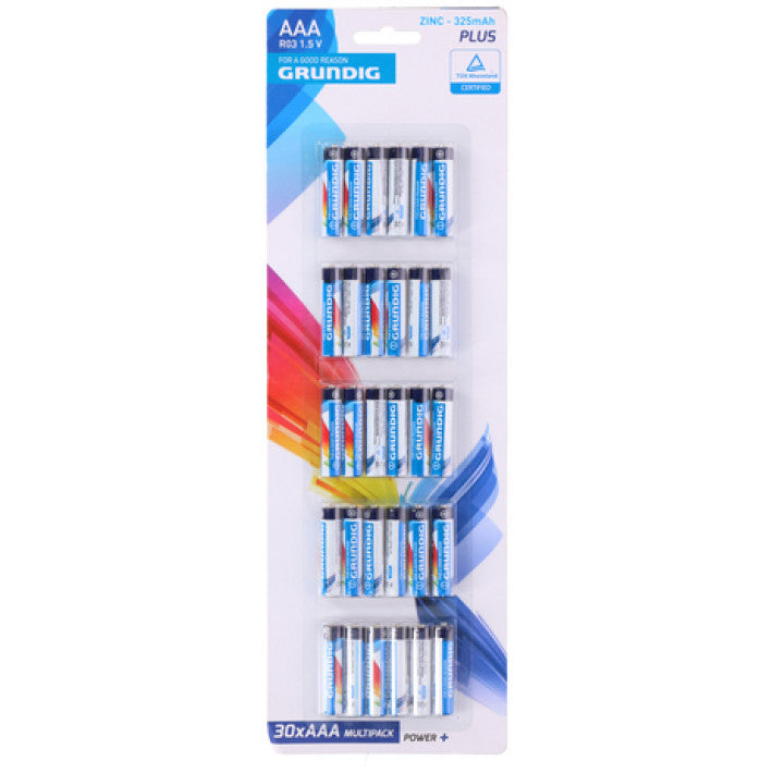 AAA/R03-batterier 30-pk