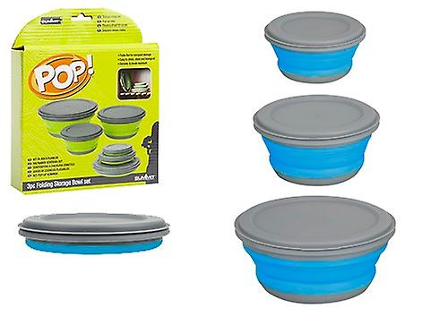 Sammenleggbart skålsett 3-pack