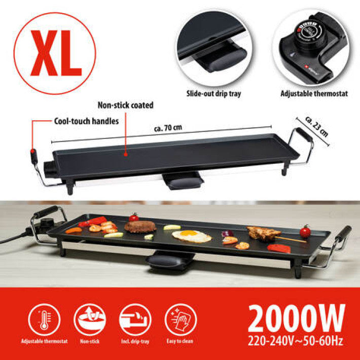 Teppanyaki bordgrill XL 2000W