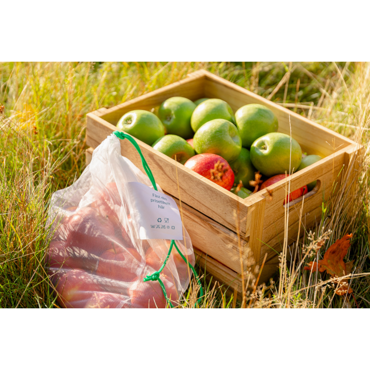 Gjenbrukbare fruktposer 1,25l 4-pk