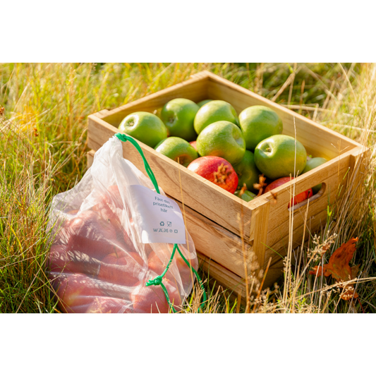 Gjenbrukbare fruktposer 1,25l 4-pk