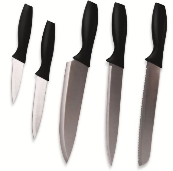 Universal knivholder med 5 kniver