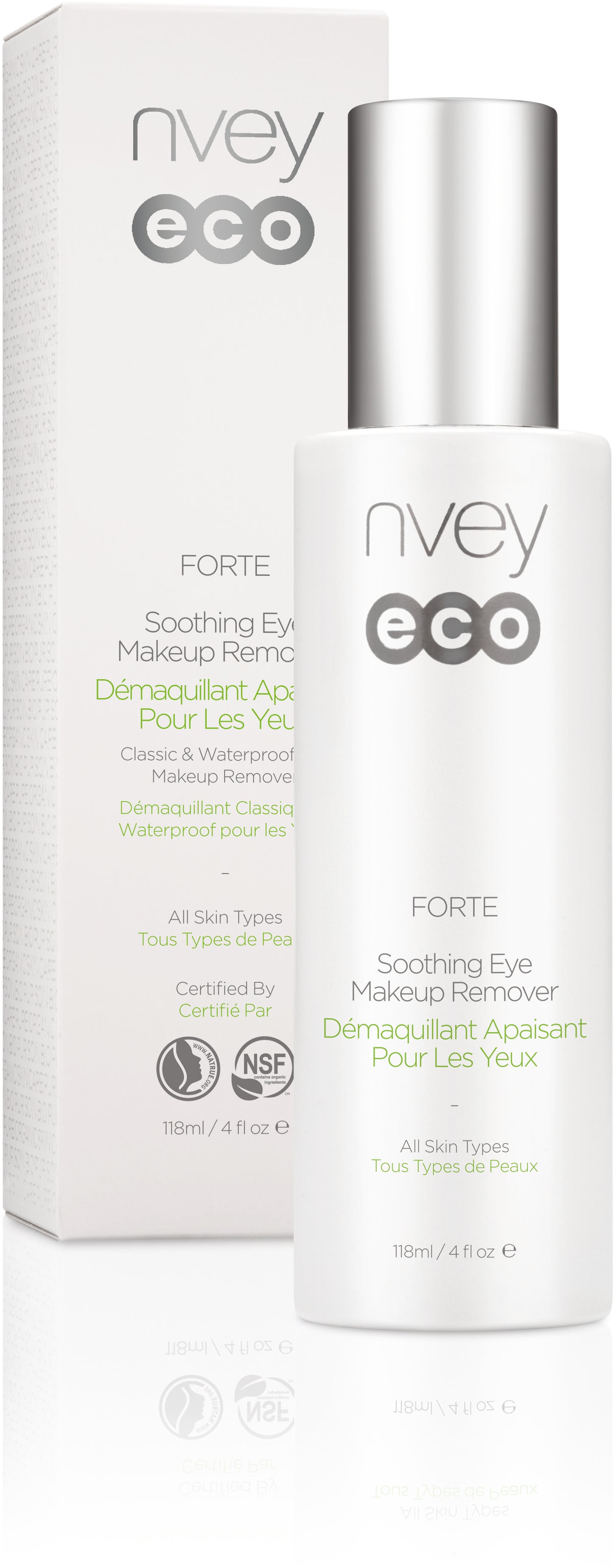 Nvey Eco Forte Soothing Eye Makeup Remover 118 ml